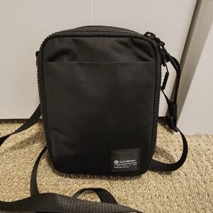 lululemon athletica Black Messenger Bag